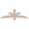 Ekena Millwork Alberta Smooth Timber Gable Bracket, Douglas Fir, 72"W x 24"H x 3 1/2"D x 5 1/2"F, 8/12 Pitch GBW072X24X0406ALB00SDF - alternate 1